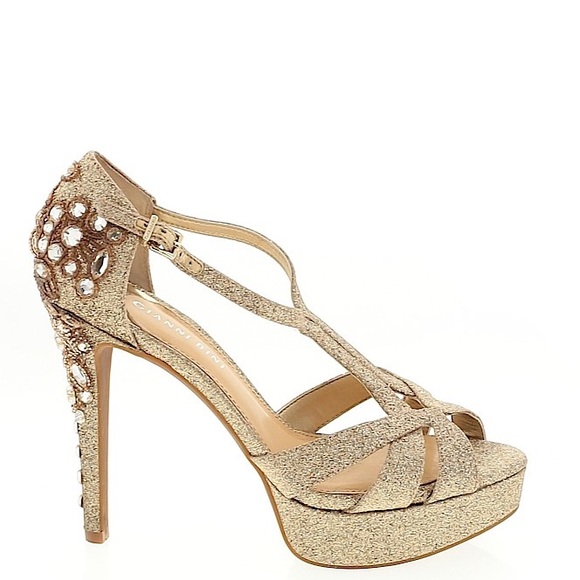 Gianni Bini Shoes - Gianni Bini Gold Stilettos